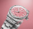 Oris Divers Sixty-five Automatic 38mm Pink Dial Stainless Steel Bracelet